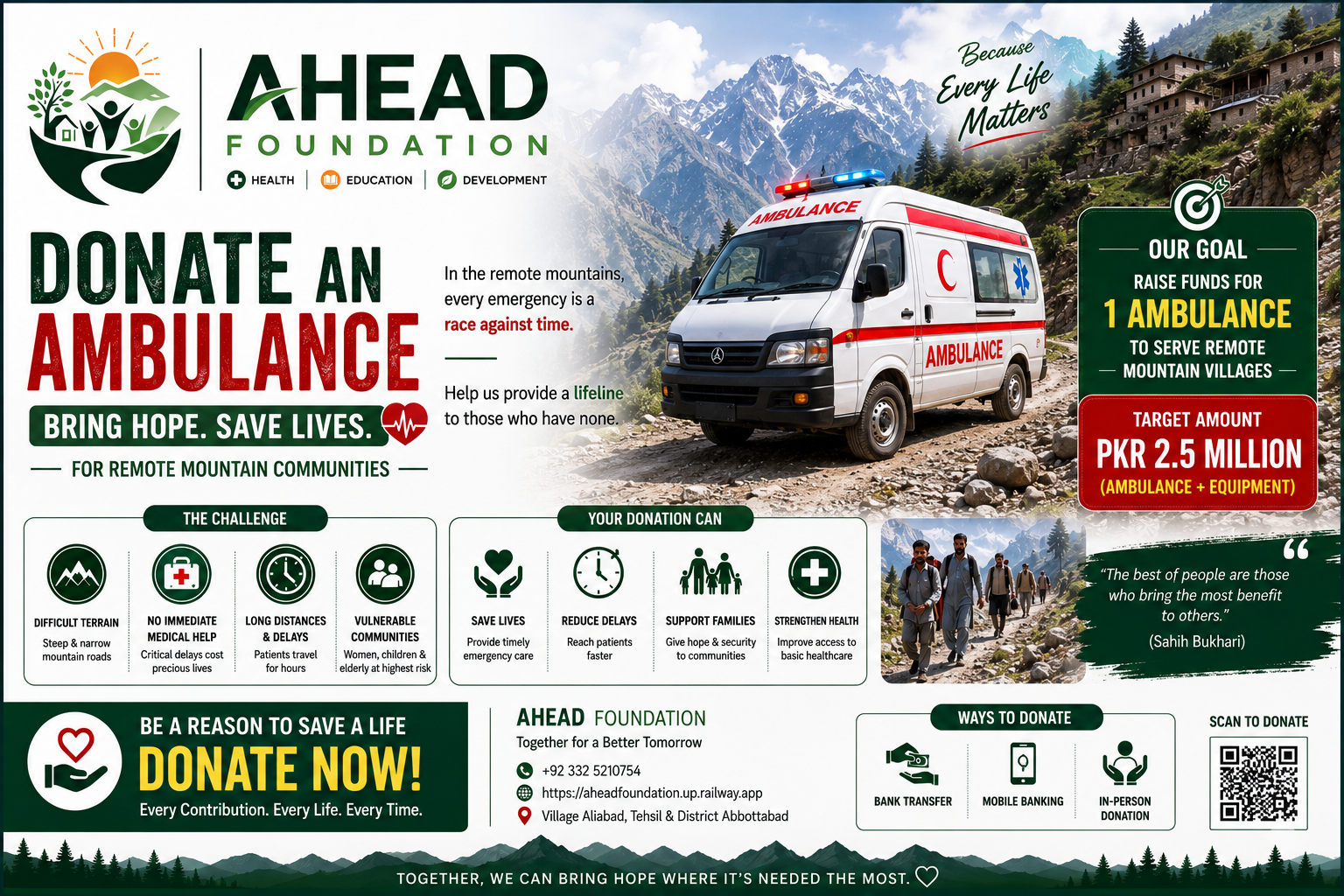 Emergency Ambulance for Aliabad